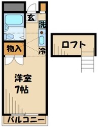 エルム高幡B棟の物件間取画像